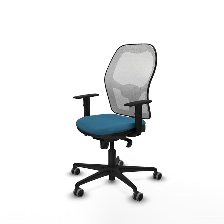 Office Chair Piqueras y Crespo 1D036G0 White Petroleum green