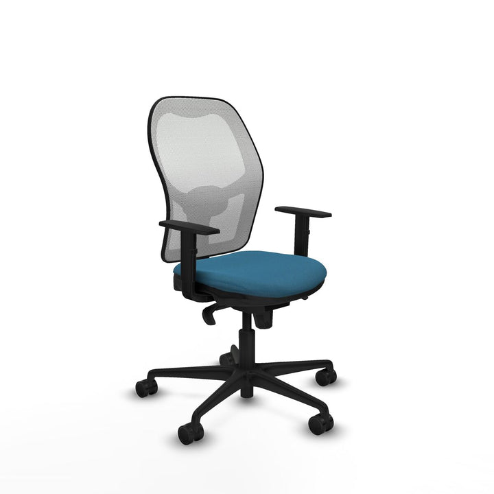 Office Chair Piqueras y Crespo 1D036N0 White Petroleum green