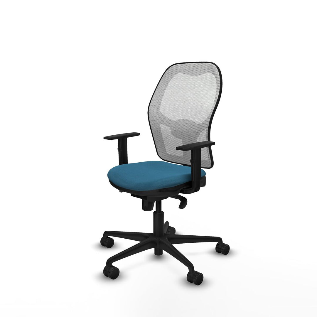Office Chair Piqueras y Crespo 1D036N0 White Petroleum green