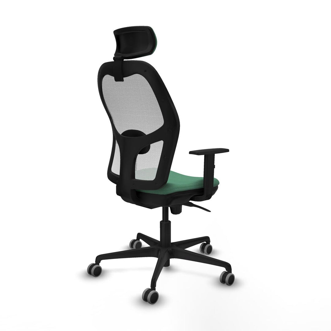 Office Chair with Headrest Piqueras y Crespo 1D036G2 Emerald Green