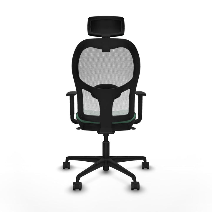 Office Chair with Headrest Piqueras y Crespo 1D036N2 Emerald Green