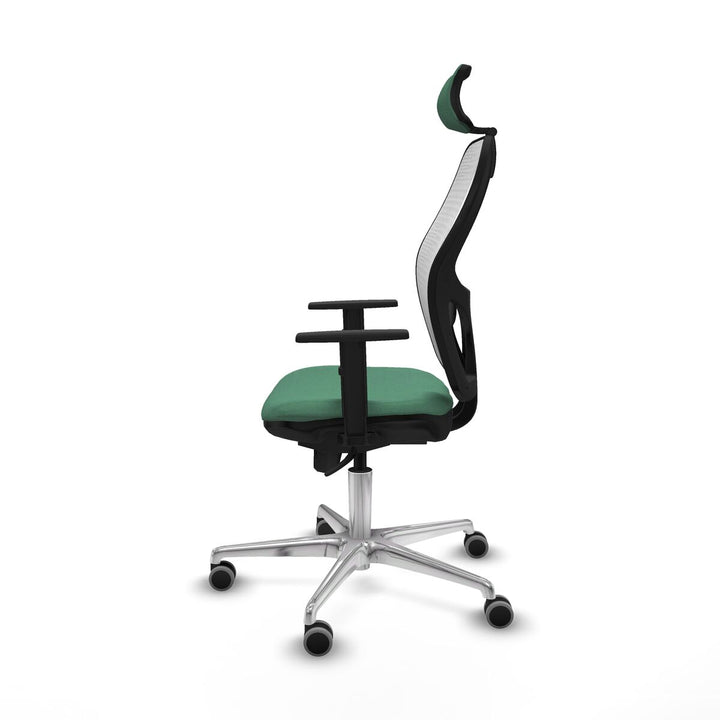 Office Chair with Headrest Piqueras y Crespo 1D086G2 Emerald Green