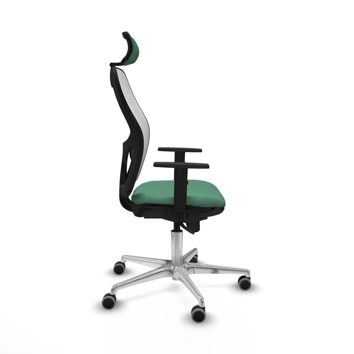 Office Chair with Headrest Piqueras y Crespo 1D086G2 Emerald Green