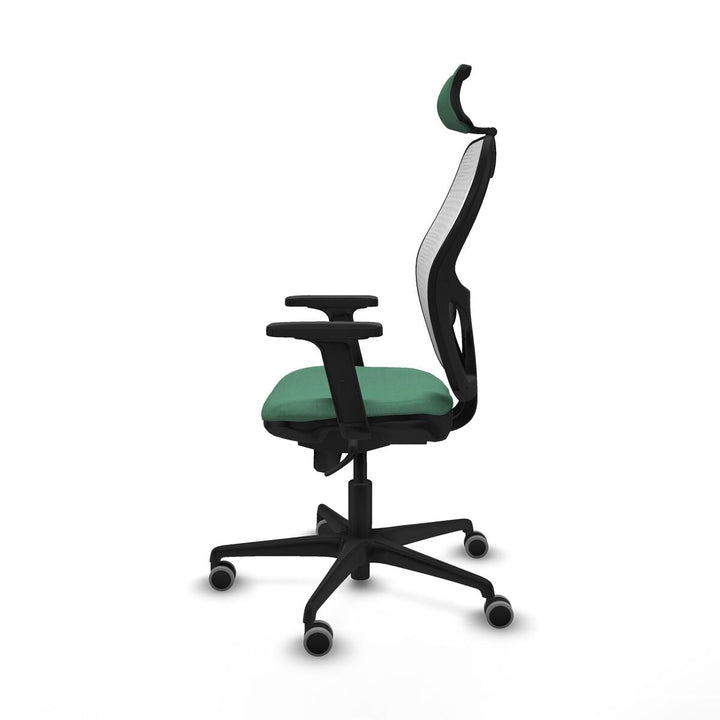 Office Chair with Headrest Piqueras y Crespo 2D036G2 Emerald Green