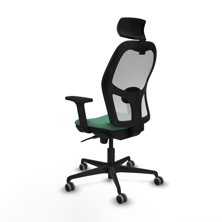 Office Chair with Headrest Piqueras y Crespo 2D036G2 Emerald Green