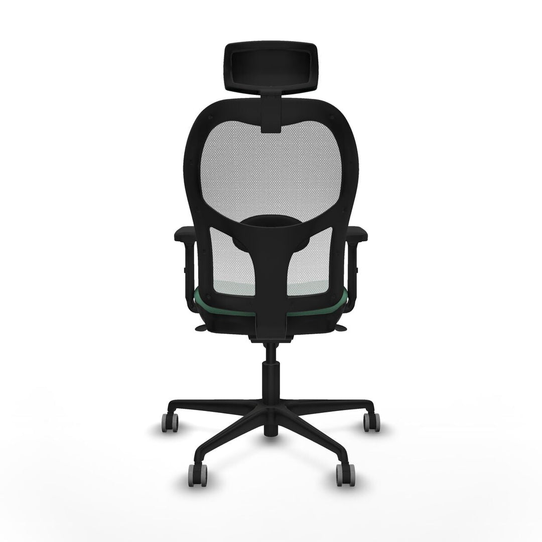 Office Chair with Headrest Piqueras y Crespo 2D036G2 Emerald Green