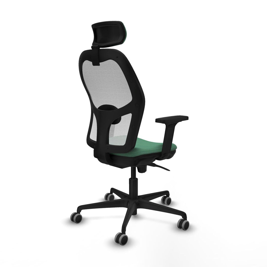 Office Chair with Headrest Piqueras y Crespo 2D036G2 Emerald Green