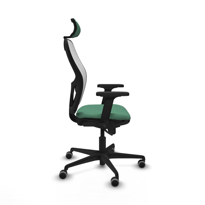 Office Chair with Headrest Piqueras y Crespo 2D036G2 Emerald Green