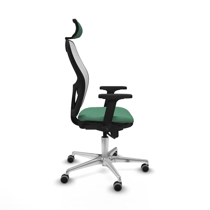 Office Chair with Headrest Piqueras y Crespo 2D086G2 Emerald Green