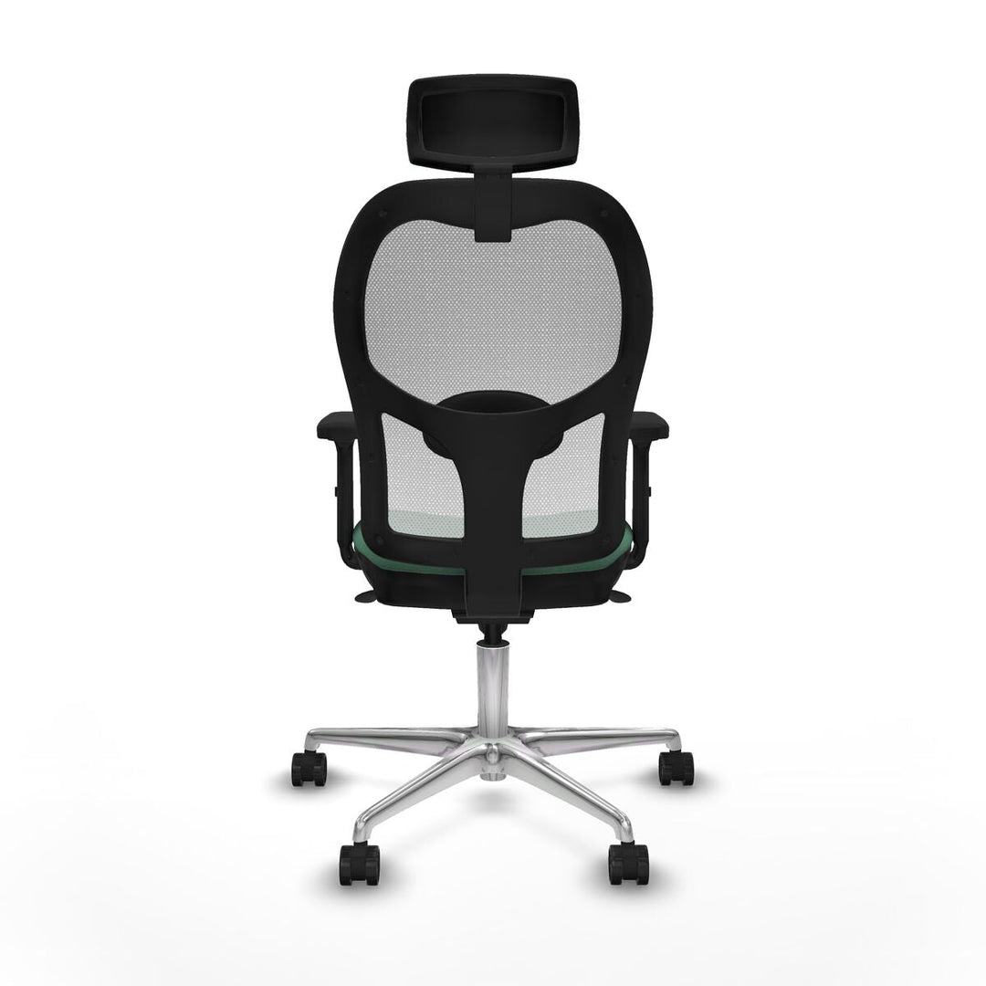 Office Chair with Headrest Piqueras y Crespo 2D086N2 Emerald Green