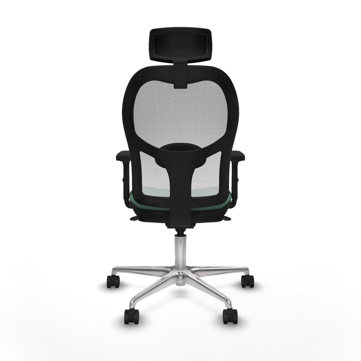 Office Chair with Headrest Piqueras y Crespo 2D086N2 Emerald Green