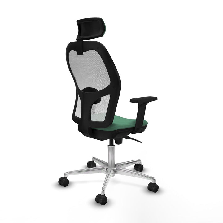 Office Chair with Headrest Piqueras y Crespo 2D086N2 Emerald Green
