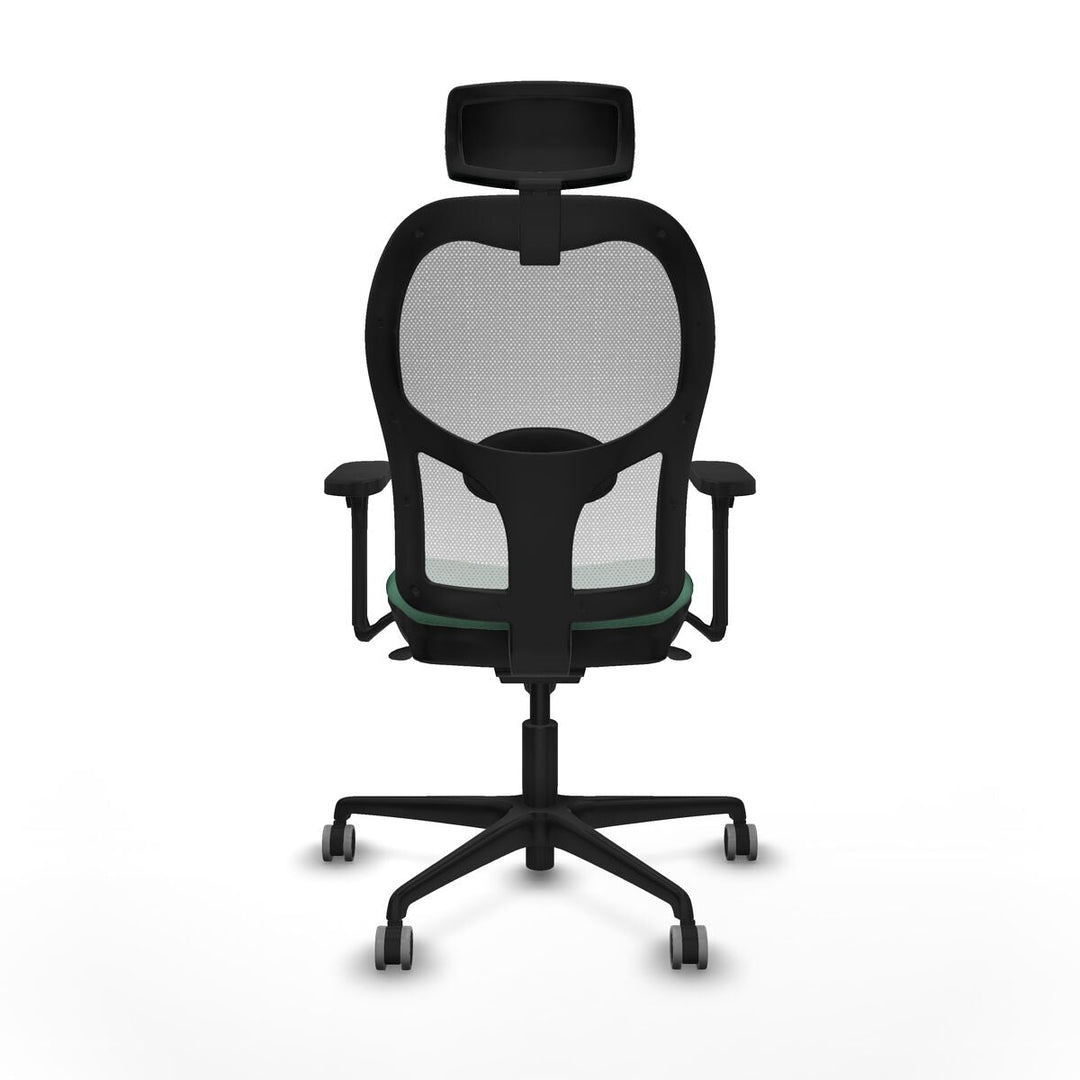 Office Chair with Headrest Piqueras y Crespo 3D036G2 Emerald Green