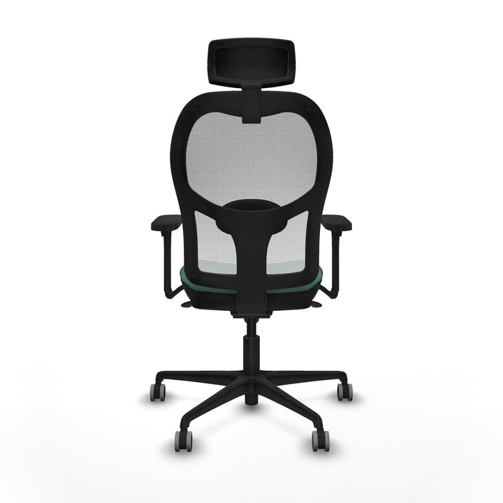 Office Chair with Headrest Piqueras y Crespo 3D036G2 Emerald Green