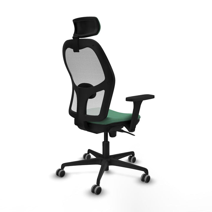 Office Chair with Headrest Piqueras y Crespo 3D036G2 Emerald Green