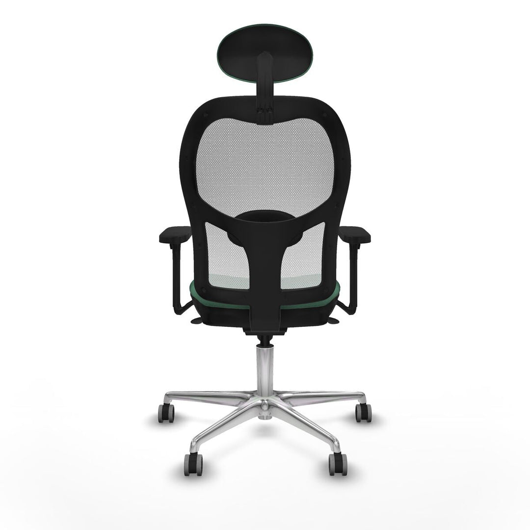 Office Chair with Headrest Piqueras y Crespo 3D086G1 Emerald Green