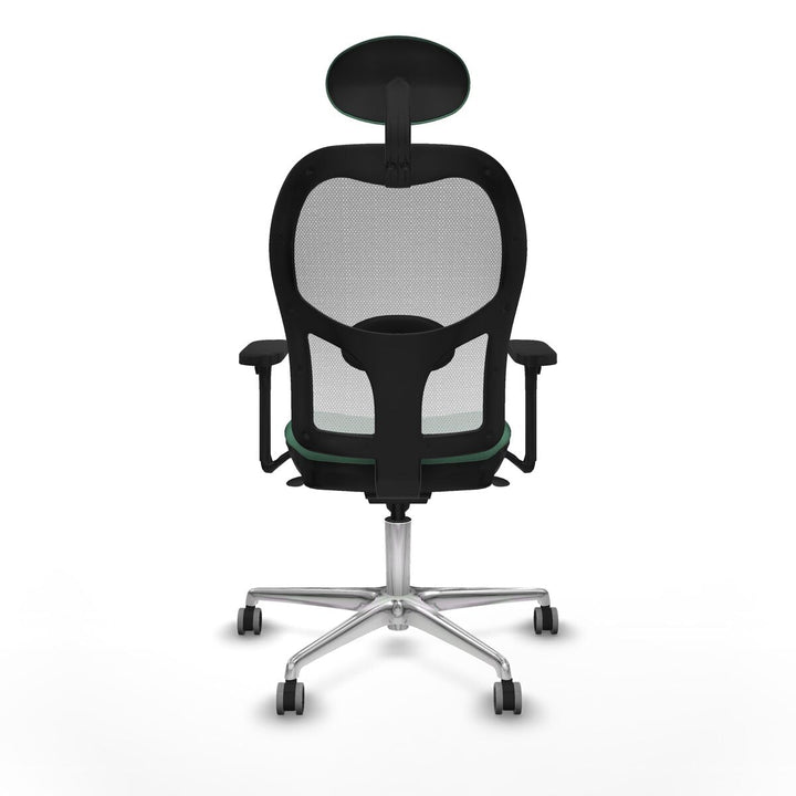 Office Chair with Headrest Piqueras y Crespo 3D086G1 Emerald Green