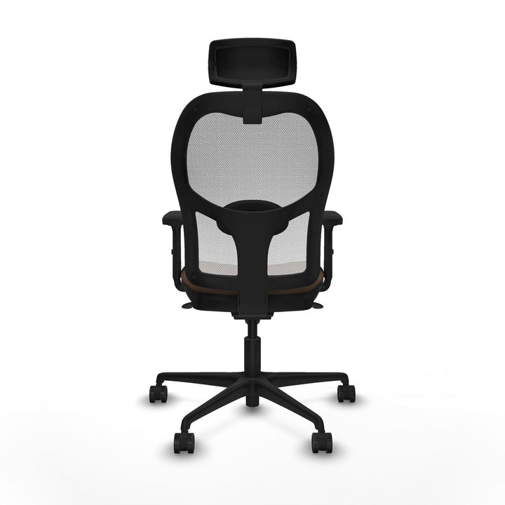 Office Chair with Headrest Piqueras y Crespo 2D036N2 White Dark brown
