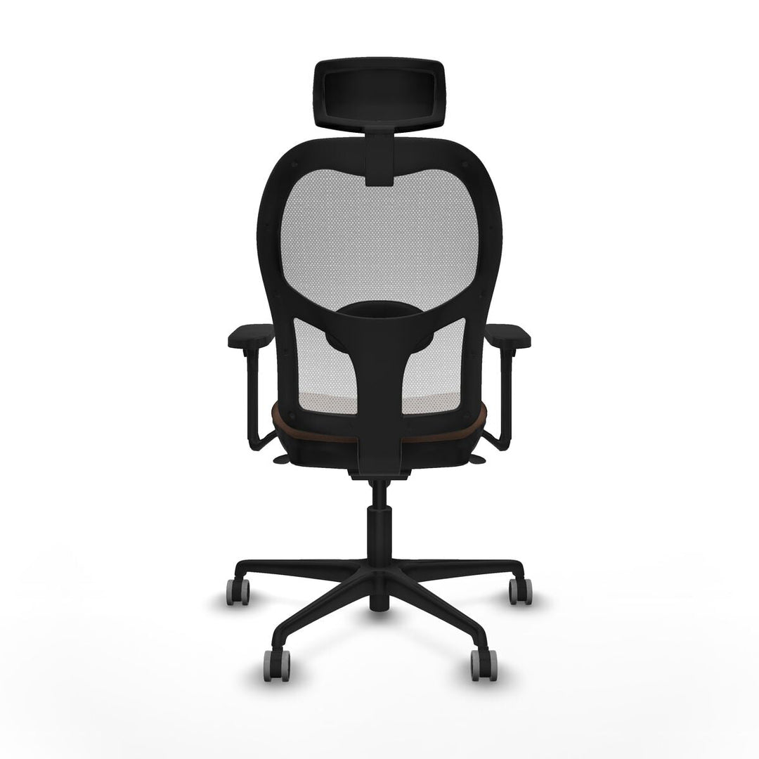 Office Chair with Headrest Piqueras y Crespo 3D036G2 White Dark brown