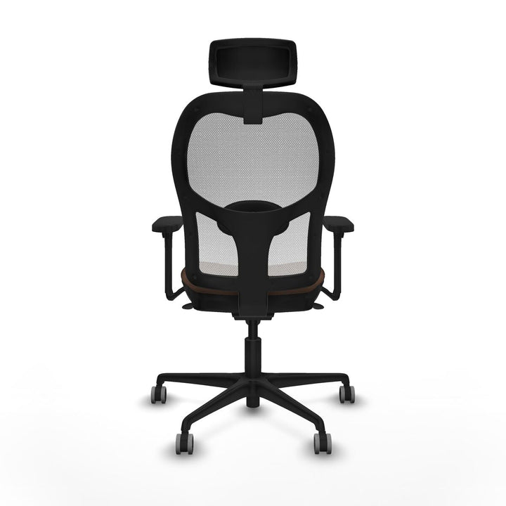 Office Chair with Headrest Piqueras y Crespo 3D036G2 White Dark brown