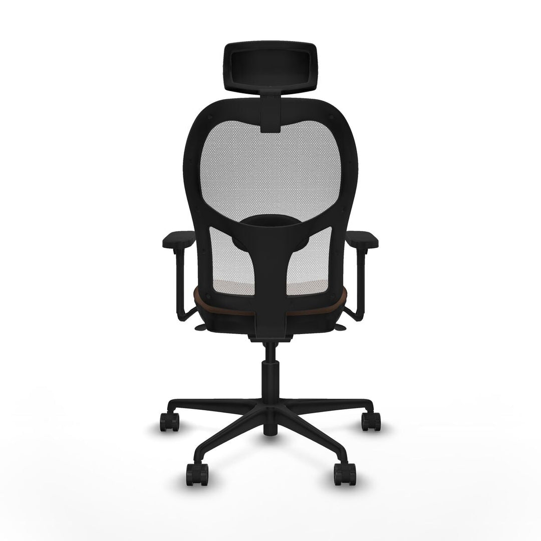 Office Chair with Headrest Piqueras y Crespo 3D036N2 White Dark brown