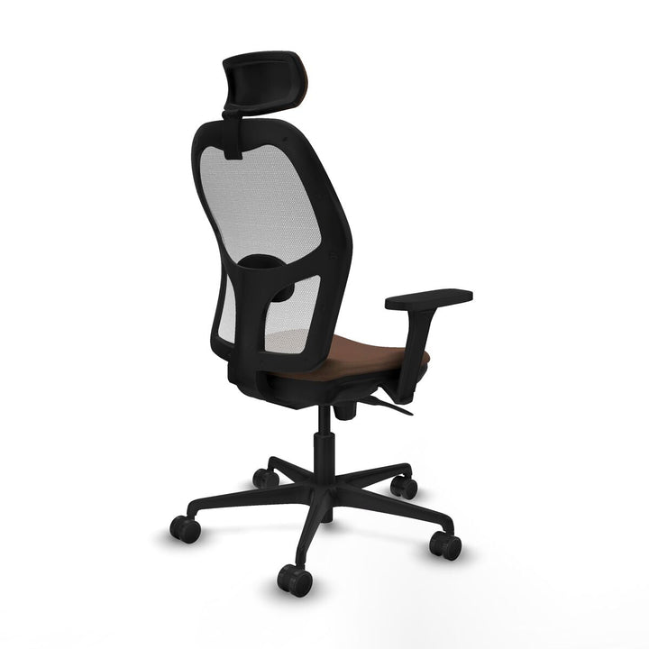 Office Chair with Headrest Piqueras y Crespo 3D036N2 White Dark brown