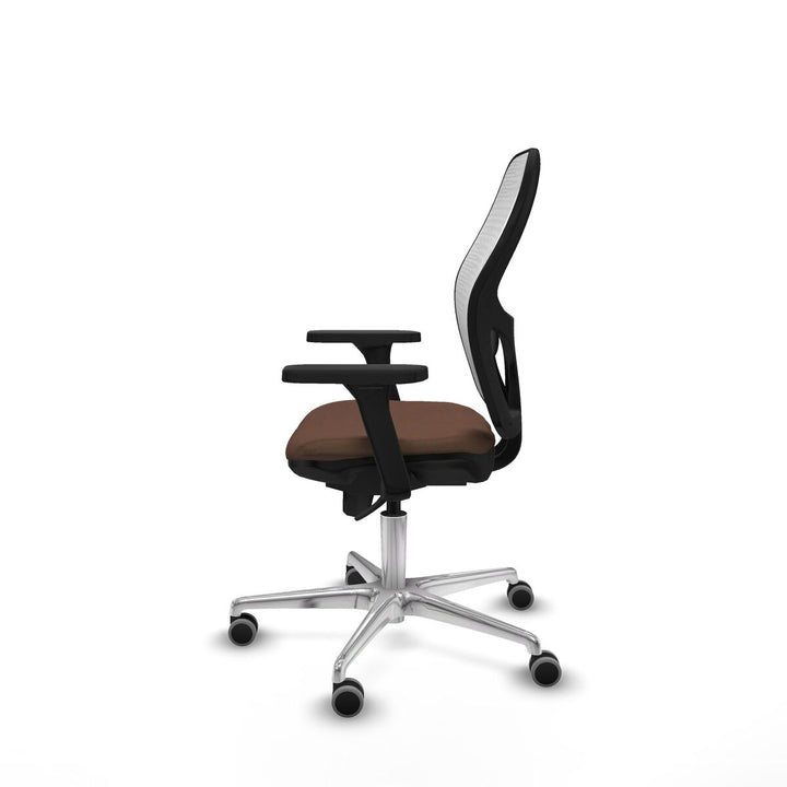 Office Chair Piqueras y Crespo 3D086G0 White Dark brown