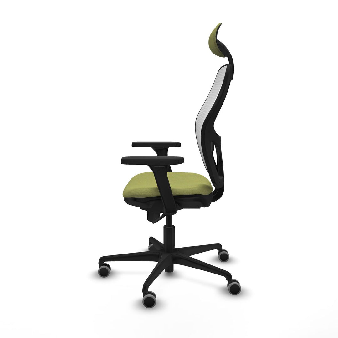 Office Chair with Headrest Piqueras y Crespo 3D036G1 Green