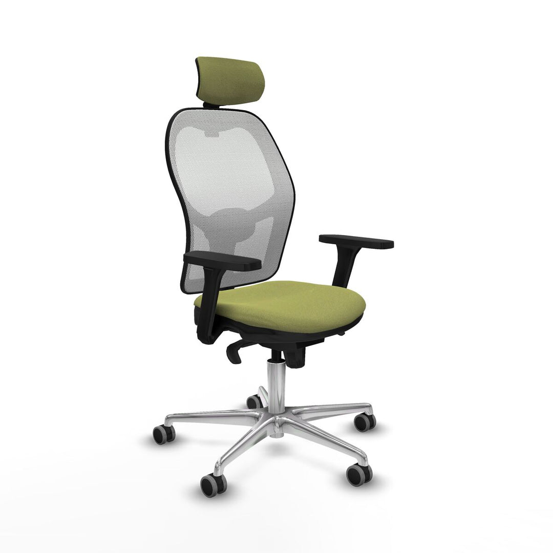 Office Chair with Headrest Piqueras y Crespo 3D086G2 Green