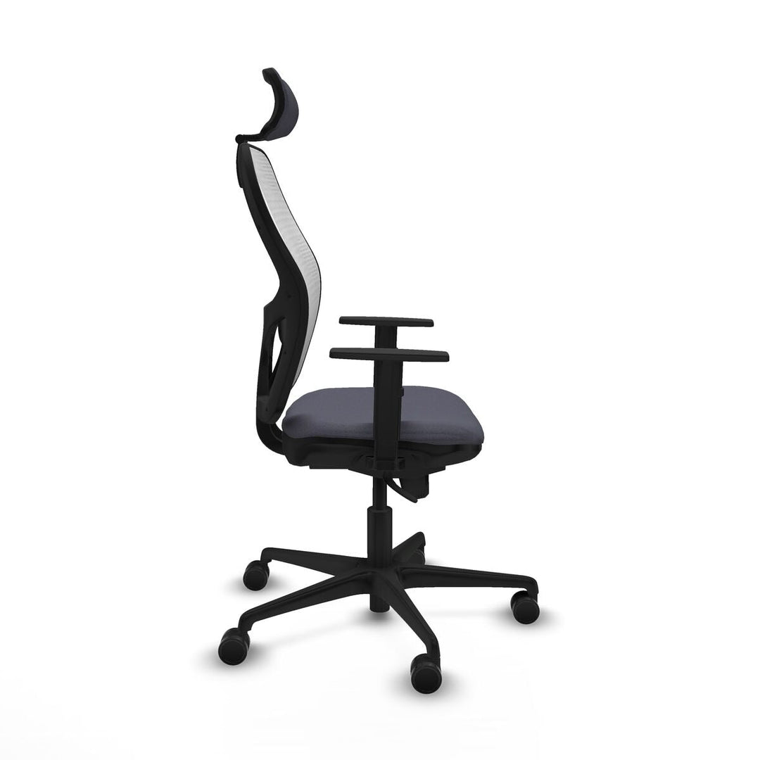 Office Chair with Headrest Piqueras y Crespo 1D036N2 Dark grey