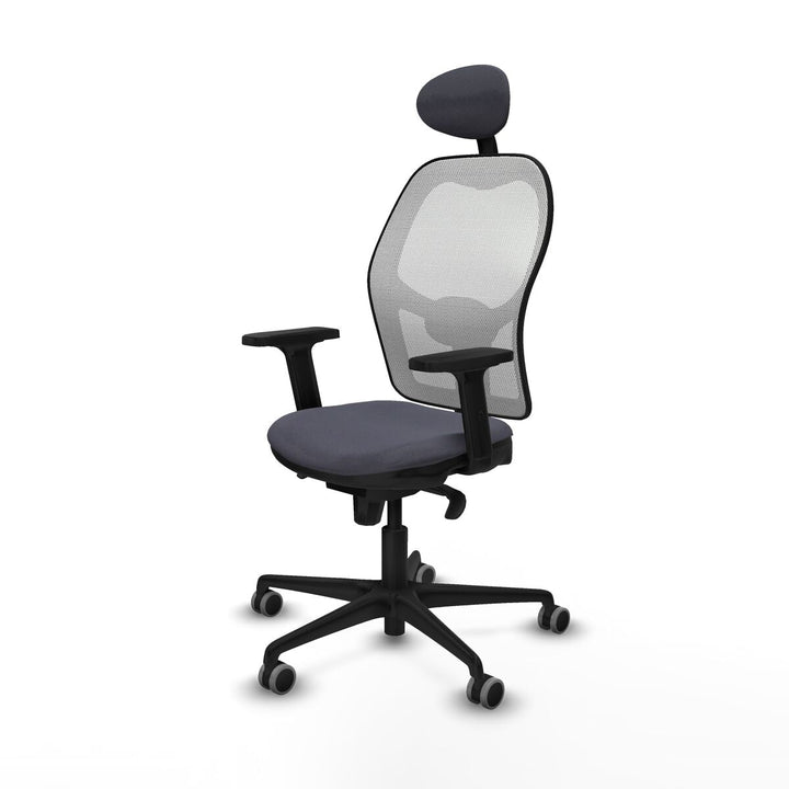 Office Chair with Headrest Piqueras y Crespo 2D036G1 Dark grey