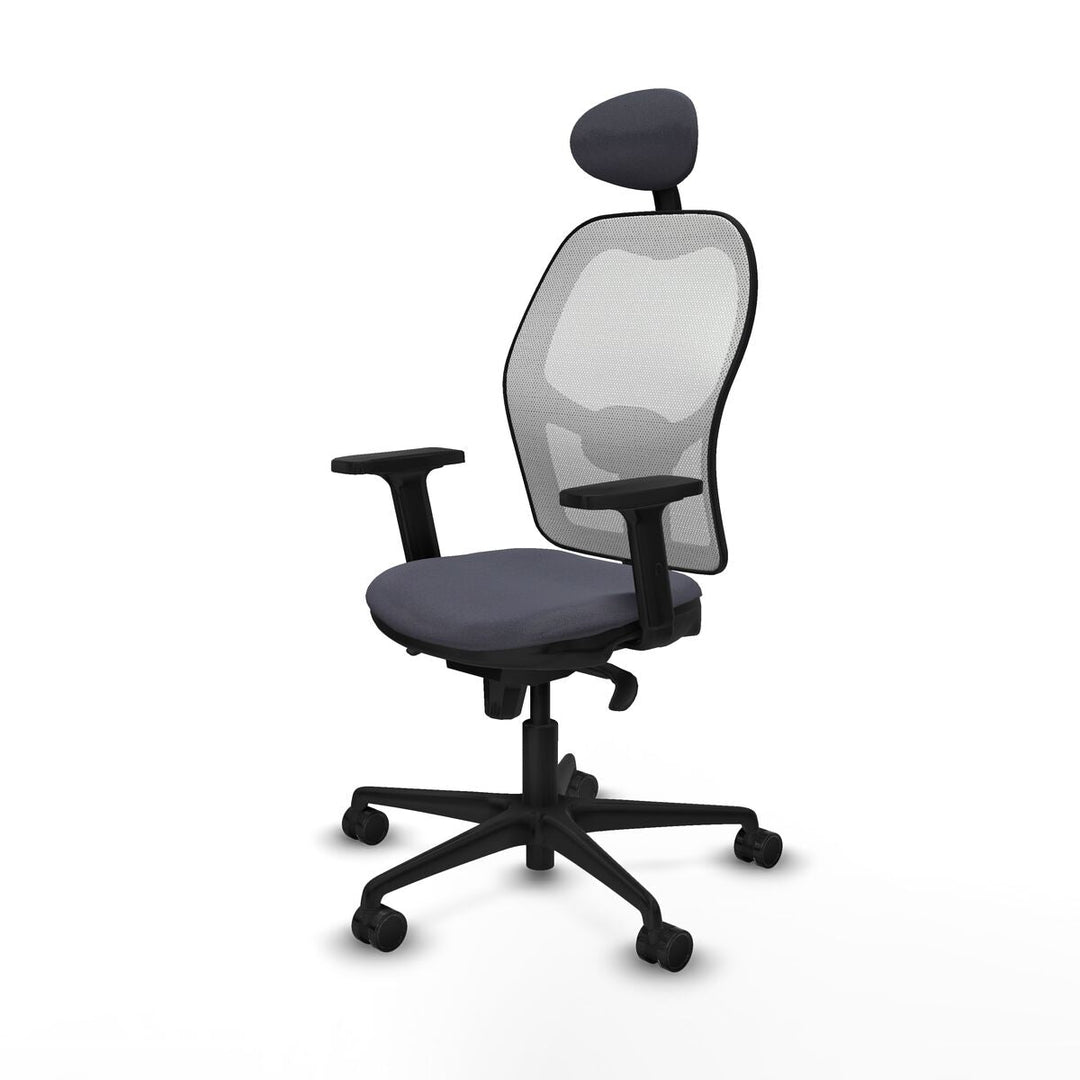 Office Chair with Headrest Piqueras y Crespo 2D036N1 Dark grey