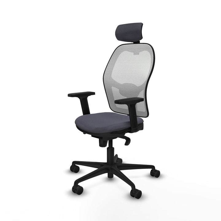 Office Chair with Headrest Piqueras y Crespo 2D036N2 Dark grey