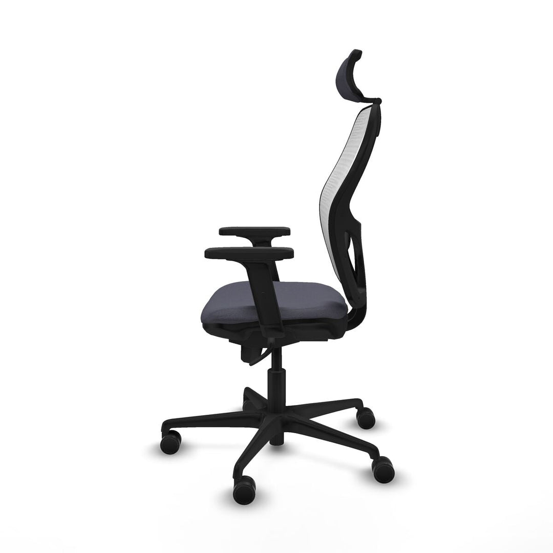 Office Chair with Headrest Piqueras y Crespo 2D036N2 Dark grey