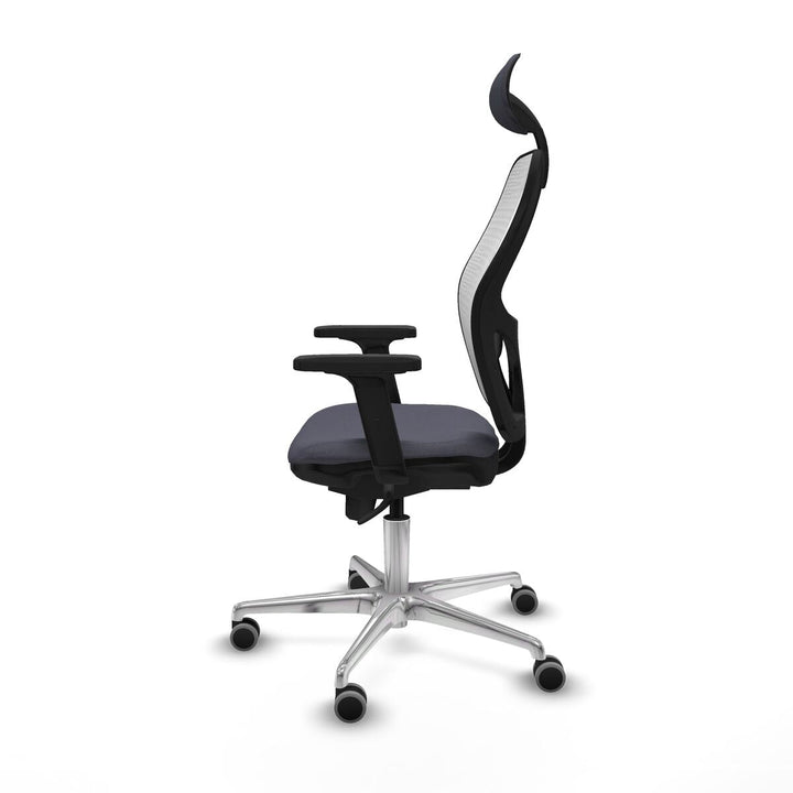 Office Chair with Headrest Piqueras y Crespo 2D086G1 Dark grey