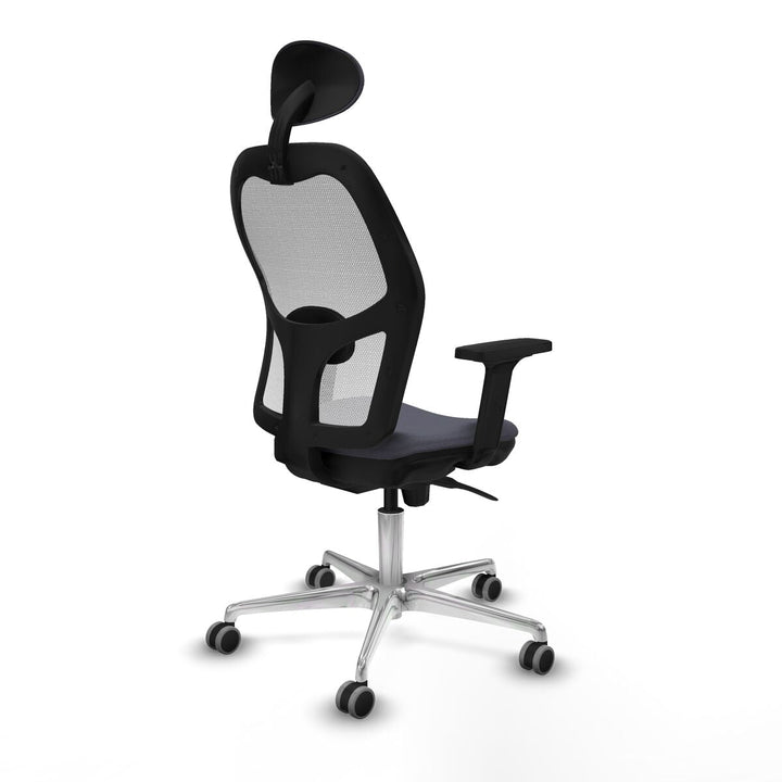 Office Chair with Headrest Piqueras y Crespo 2D086G1 Dark grey