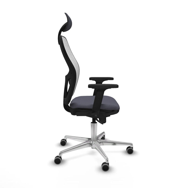 Office Chair with Headrest Piqueras y Crespo 2D086G1 Dark grey