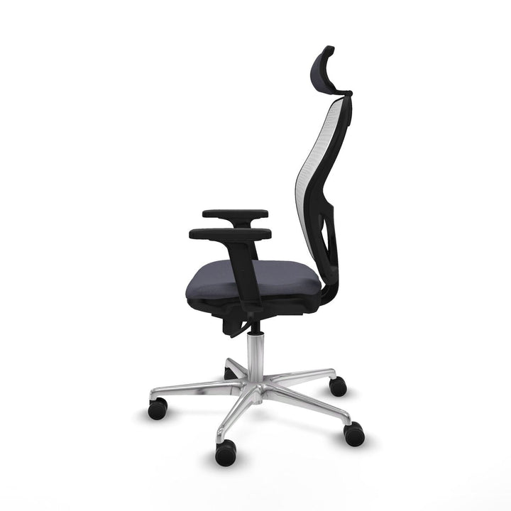 Office Chair with Headrest Piqueras y Crespo 2D086N2 Dark grey