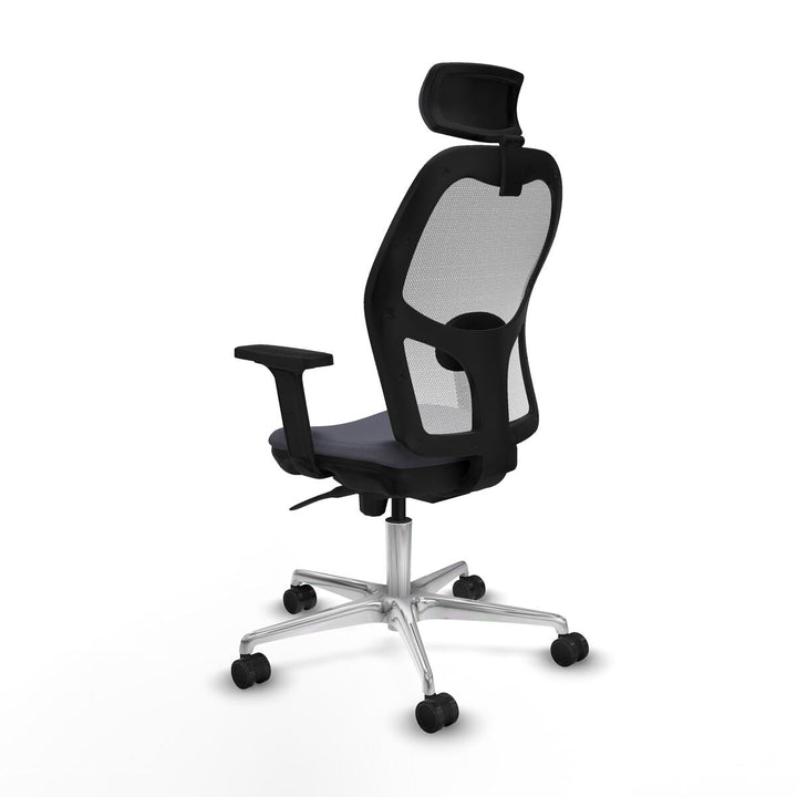 Office Chair with Headrest Piqueras y Crespo 2D086N2 Dark grey