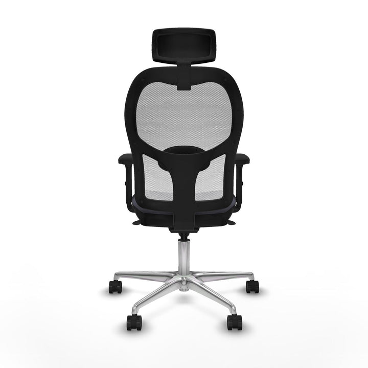 Office Chair with Headrest Piqueras y Crespo 2D086N2 Dark grey