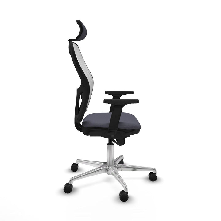 Office Chair with Headrest Piqueras y Crespo 2D086N2 Dark grey