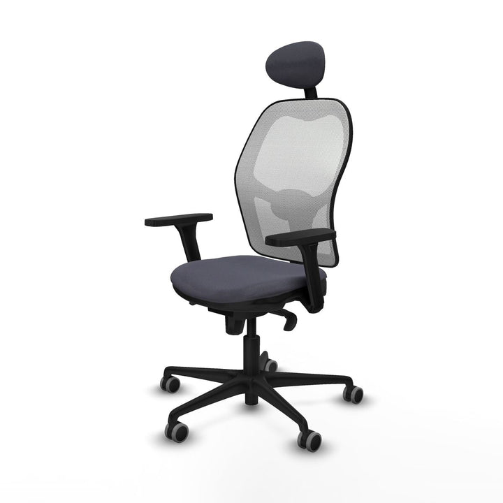 Office Chair with Headrest Piqueras y Crespo 3D036G1 Dark grey