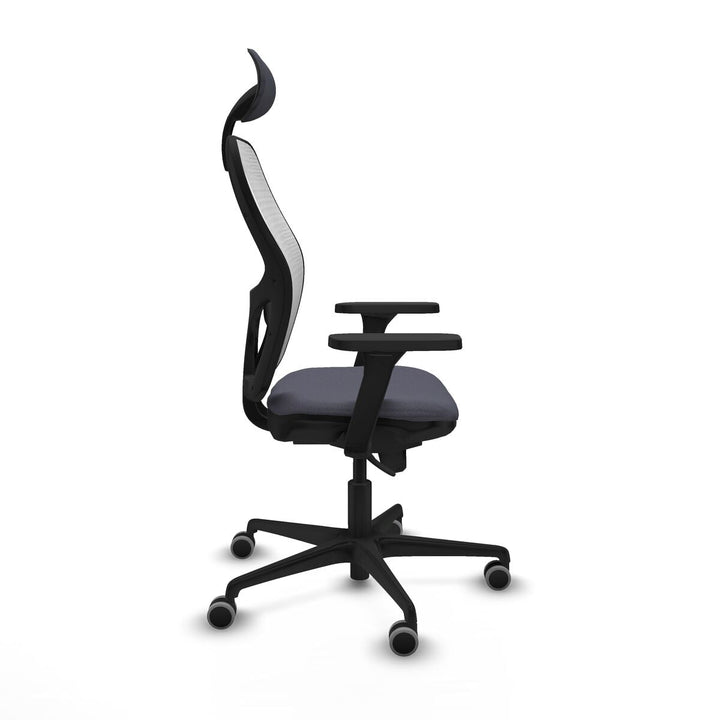 Office Chair with Headrest Piqueras y Crespo 3D036G1 Dark grey