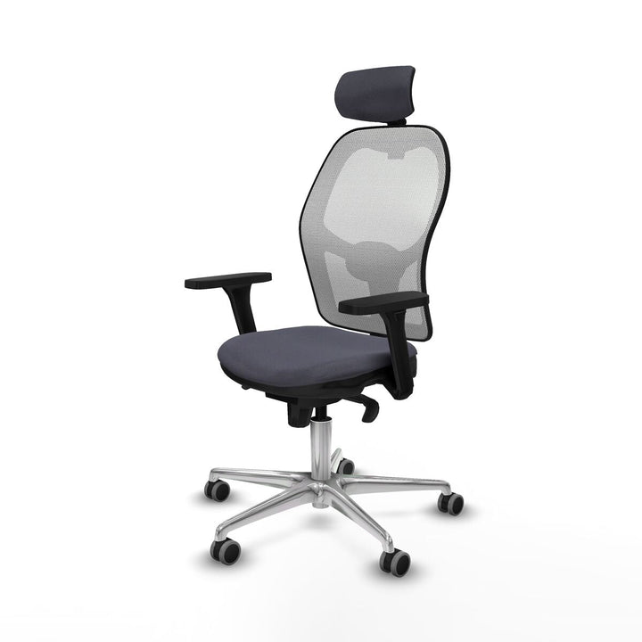 Office Chair with Headrest Piqueras y Crespo 3D086G2 Dark grey