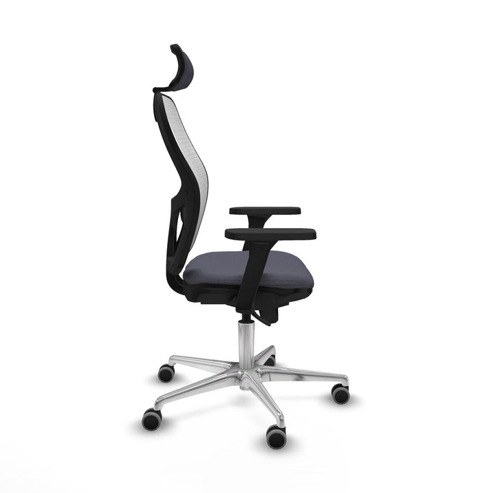 Office Chair with Headrest Piqueras y Crespo 3D086G2 Dark grey