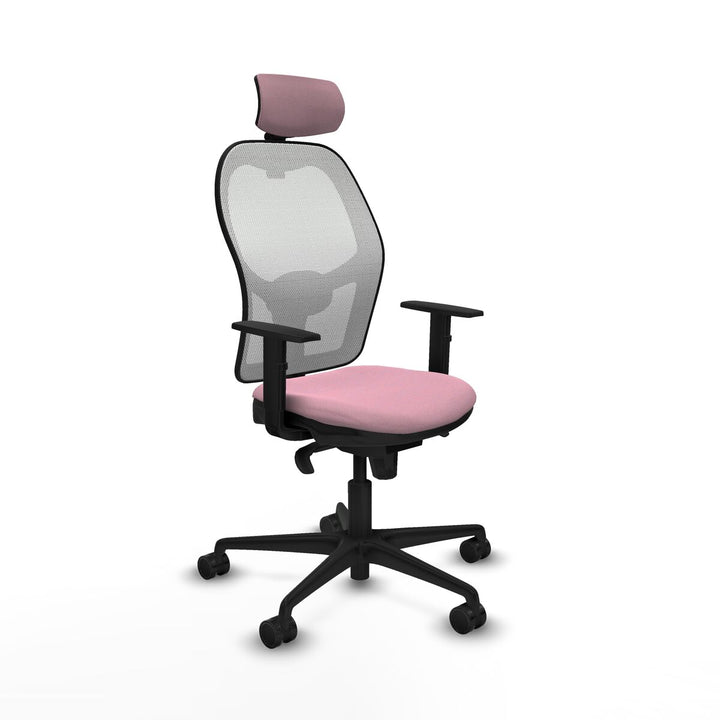 Office Chair with Headrest Piqueras y Crespo 1D036N2 Pink