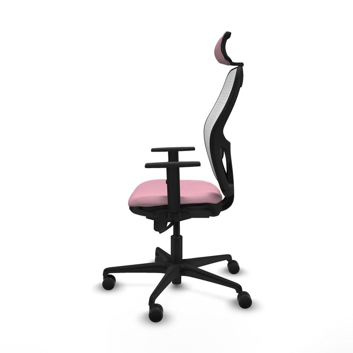 Office Chair with Headrest Piqueras y Crespo 1D036N2 Pink