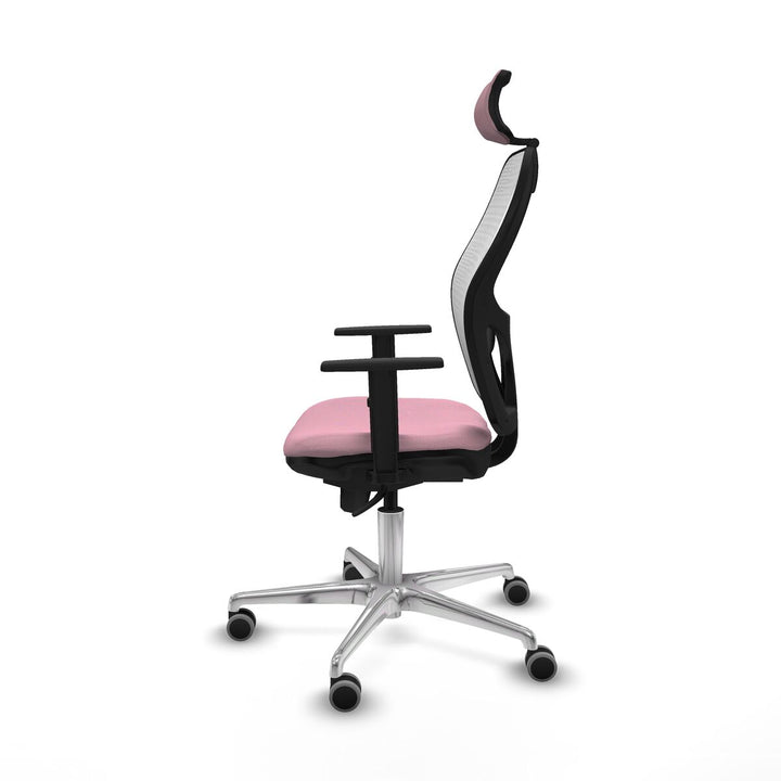 Office Chair with Headrest Piqueras y Crespo 1D086G2 Pink