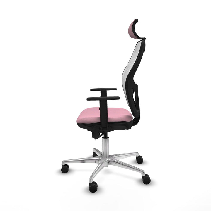 Office Chair with Headrest Piqueras y Crespo 1D086N2 Pink