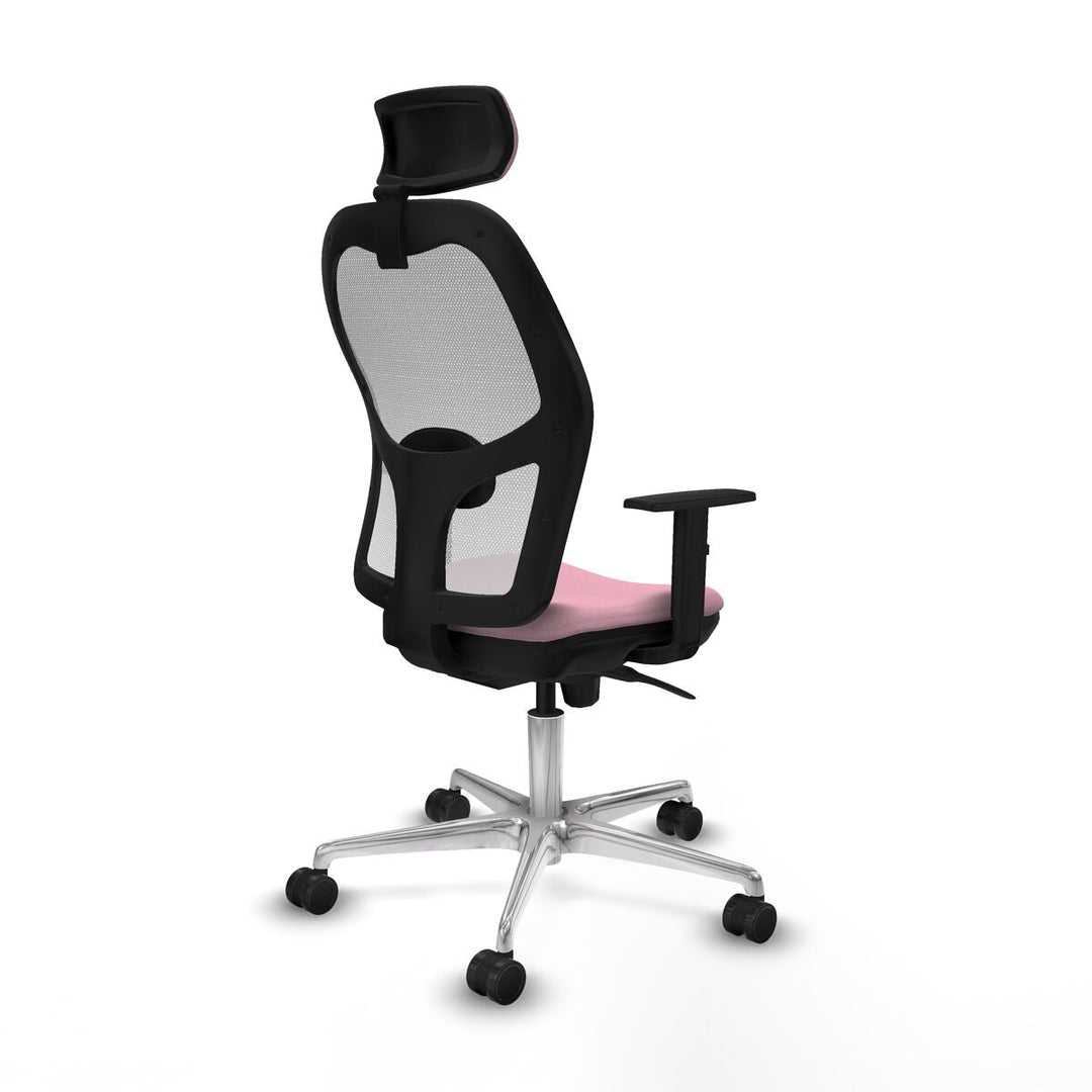 Office Chair with Headrest Piqueras y Crespo 1D086N2 Pink
